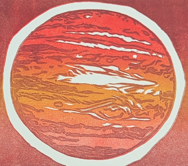 Jupiter Rising by artist Alyssa Morgan